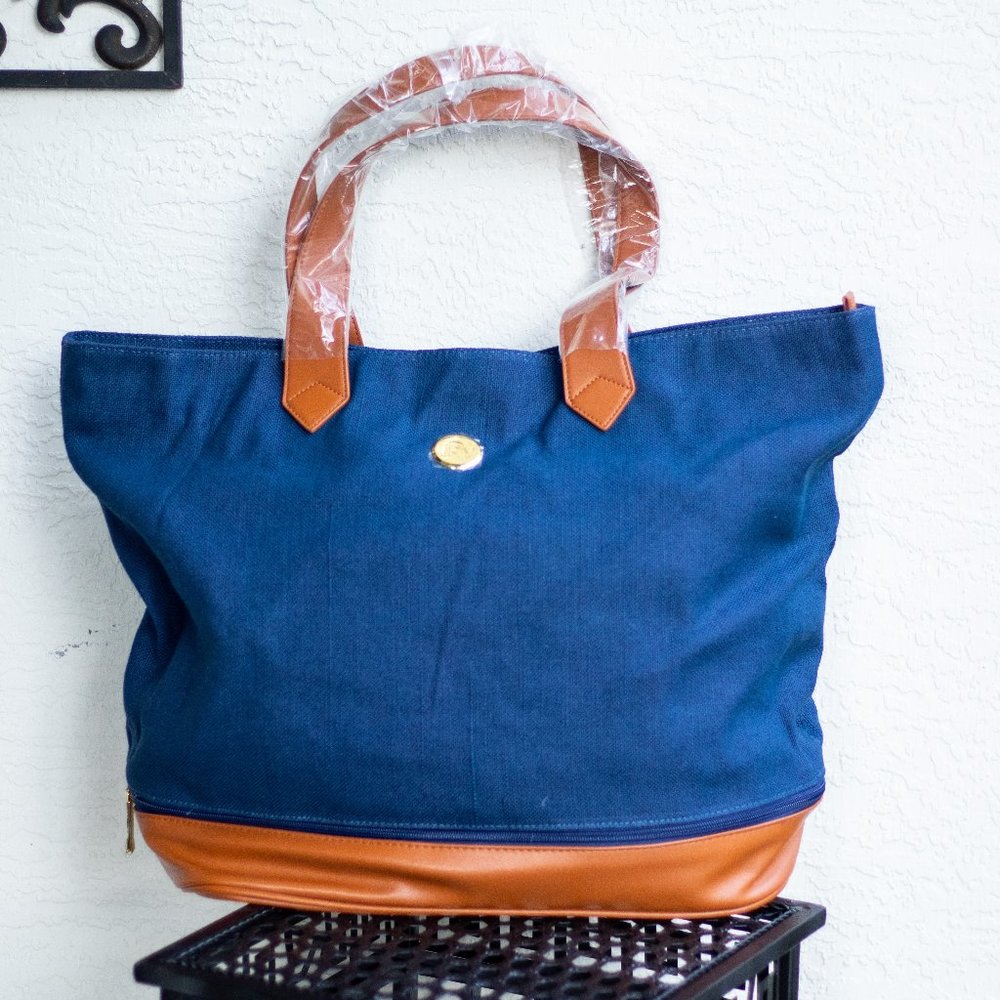 JOY Smart & Chic Expandable Canvas Tote with RFID